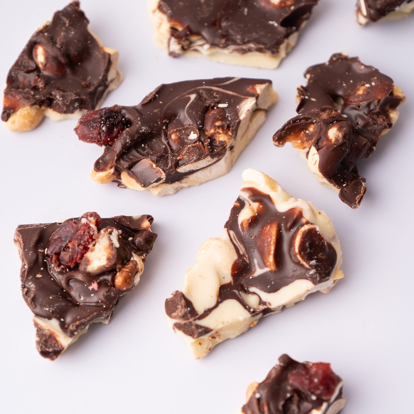 Bark de chocolate 4 sabores 1 lb · Caja de Regalo