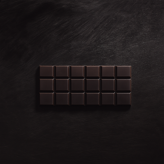 Handcrafted 70% dark chocolate bar sweetened with monkfruit — sugar-free and suitable for diabetics, made in Guatemala
