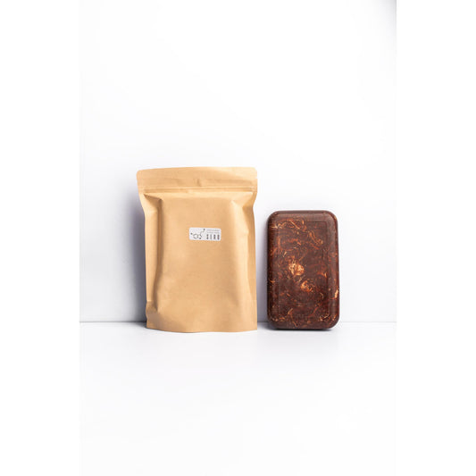 Bloque de pasta de cacao 100% cacao fino de aroma, tipo ceremonial, 454 gramos, Chocolates Sero.
