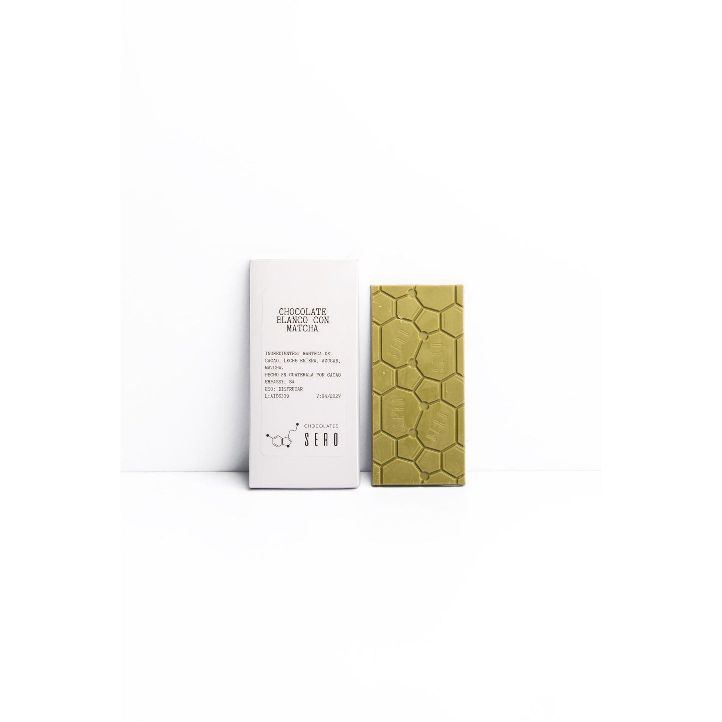 White Chocolate 36% Cacao with Matcha - 40g