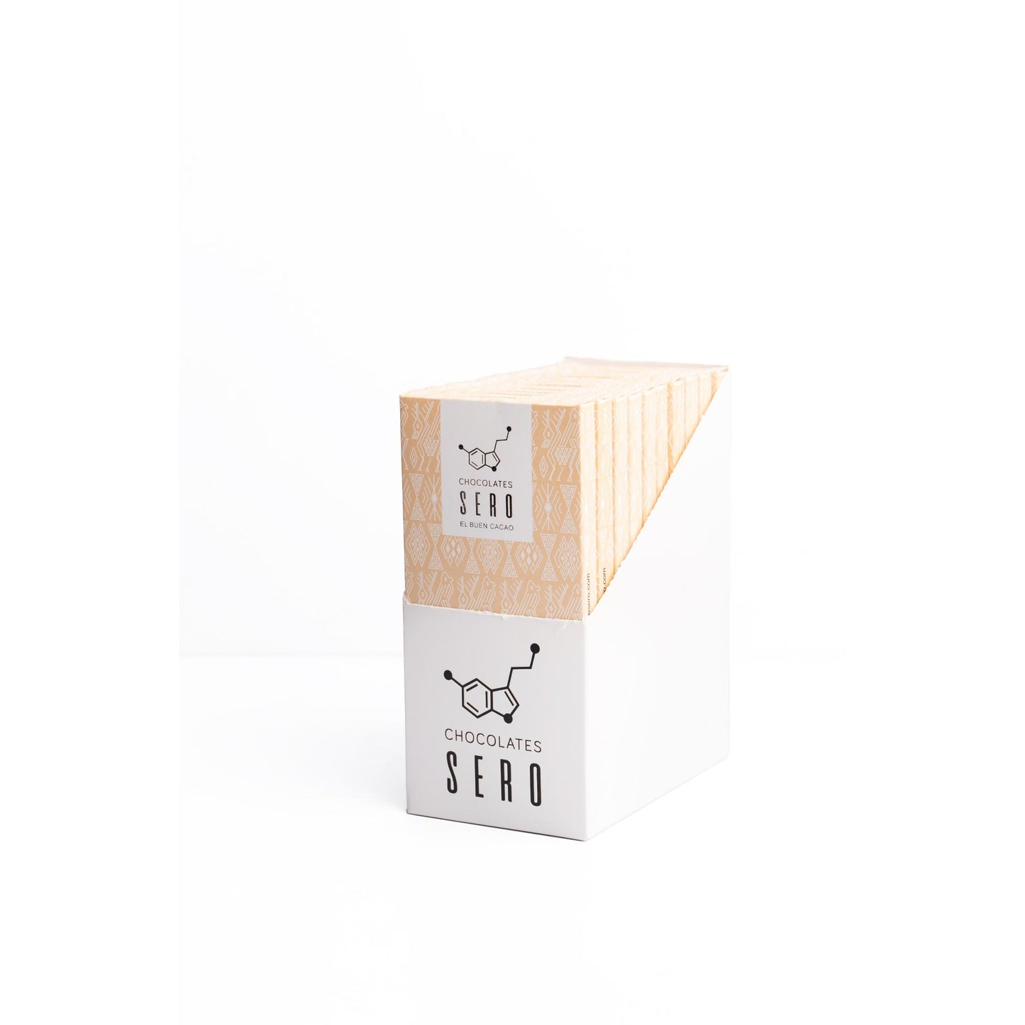 Caja de 10 Barras de Chocolate con Leche y Almendras | 50% Cacao | 40g
