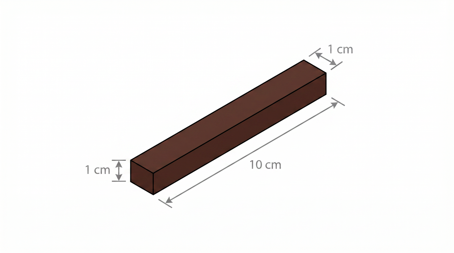 Batones de chocolate 70% para Pain Au Chocolat - 100 unidades