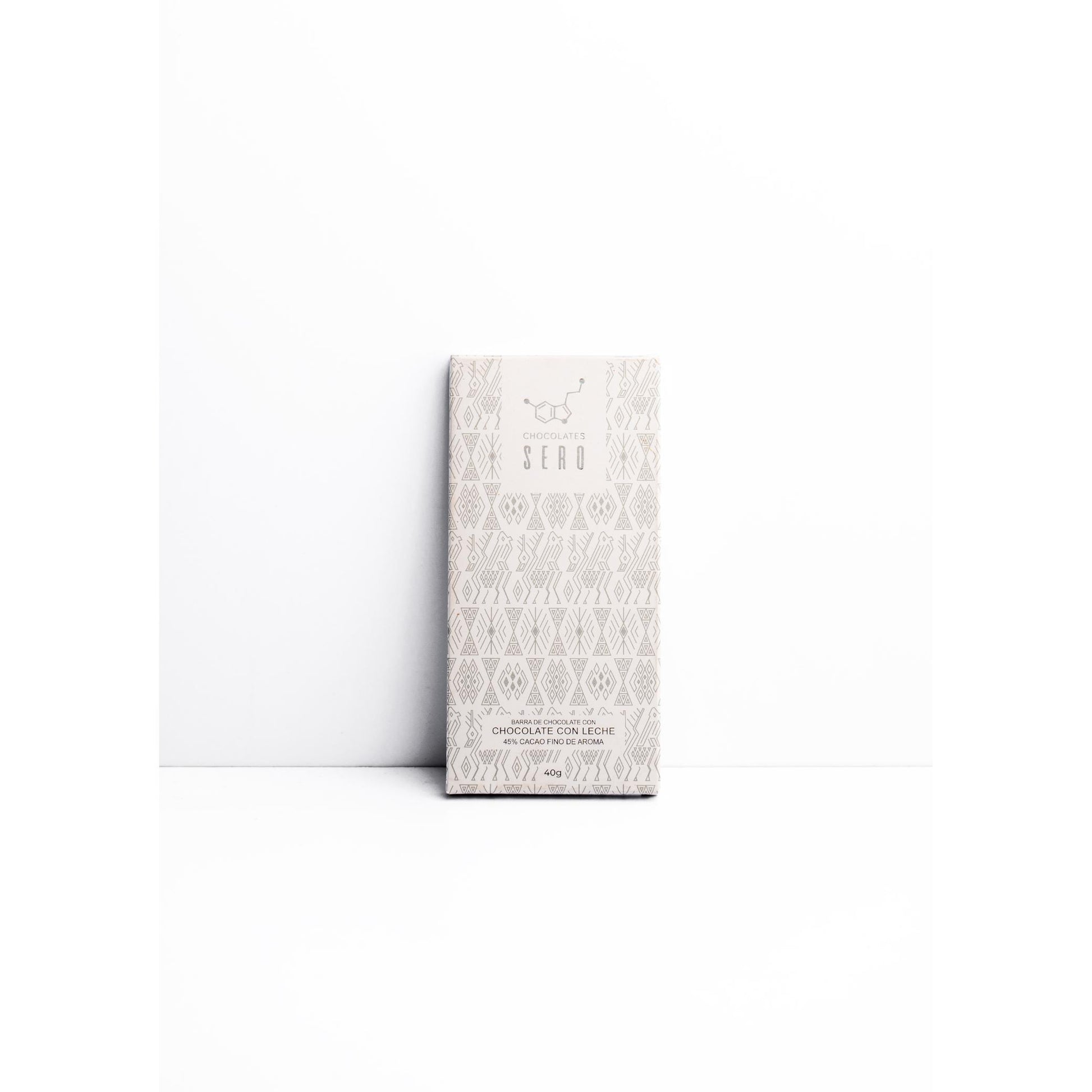 Barra de 40g chocolate con leche.