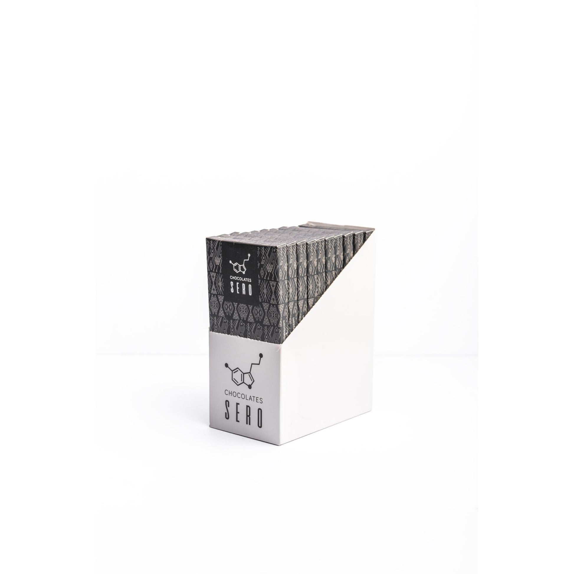 Caja de 10 barras de chocolate 70% cacao fino de aroma de origen único guatemalteco, Finca Agua Blanca, Escuintla, Guatemala, 400 gramos, Chocolates Sero
